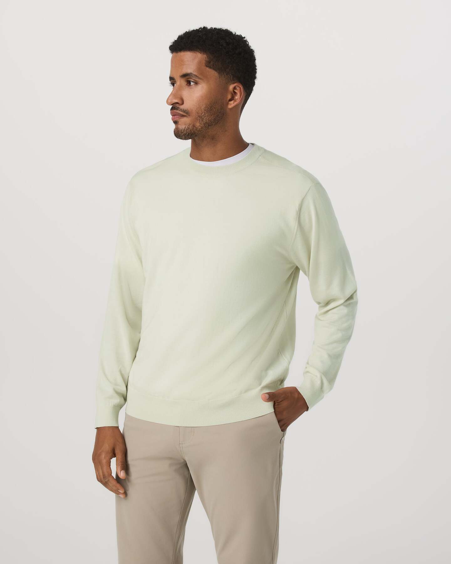 Merino Fine Gauge Wool Sweater