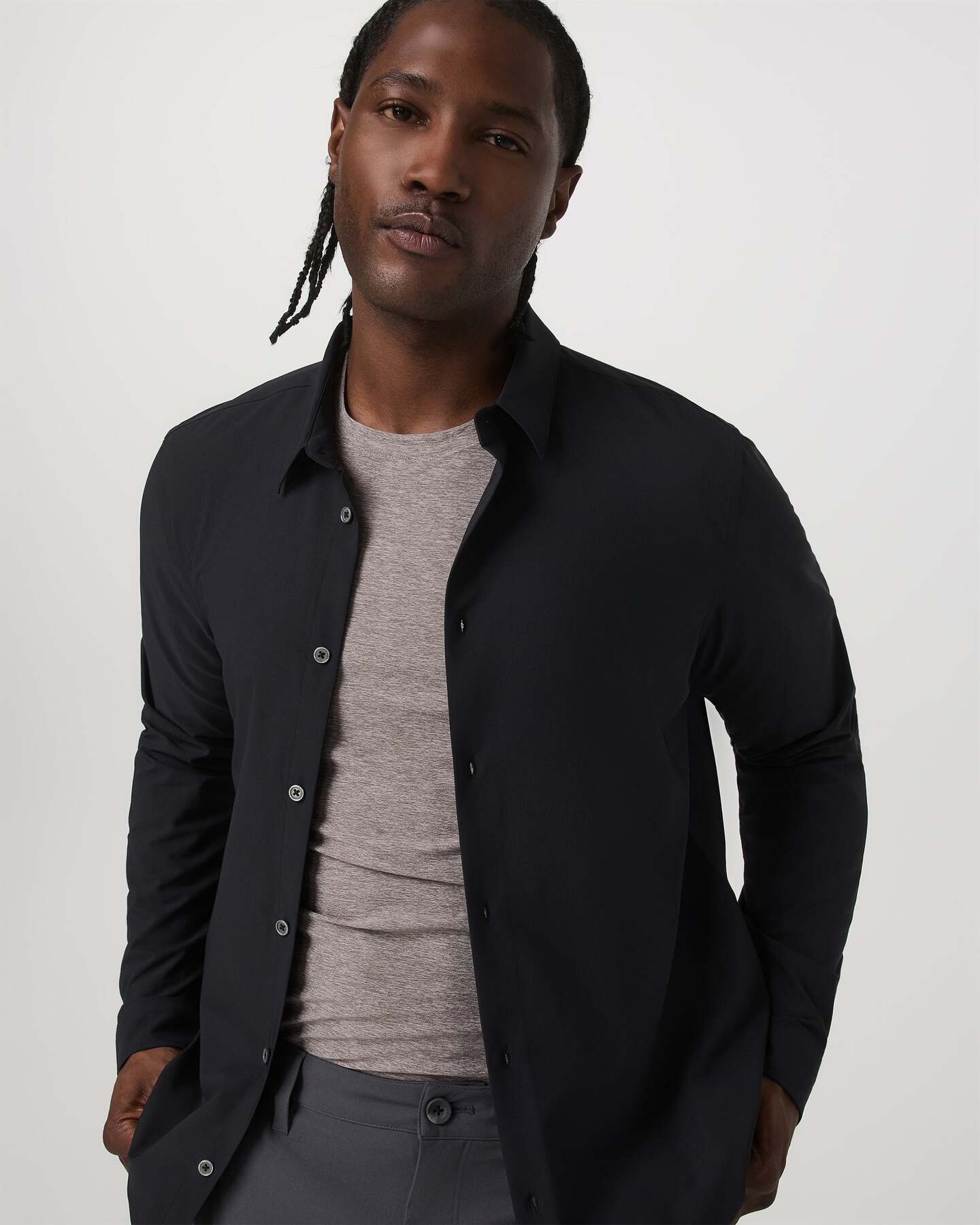 Long Sleeve Manhattan Button Down