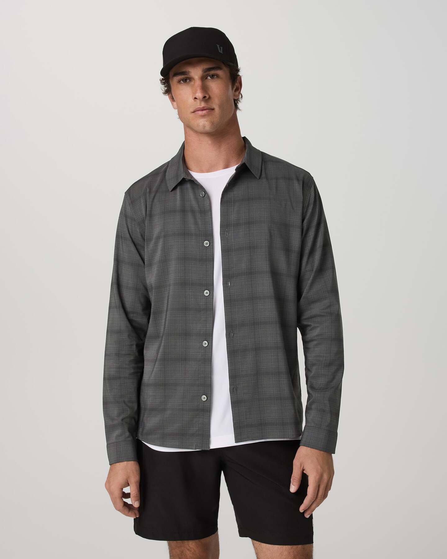 Long Sleeve Plaid Button Down Shirt