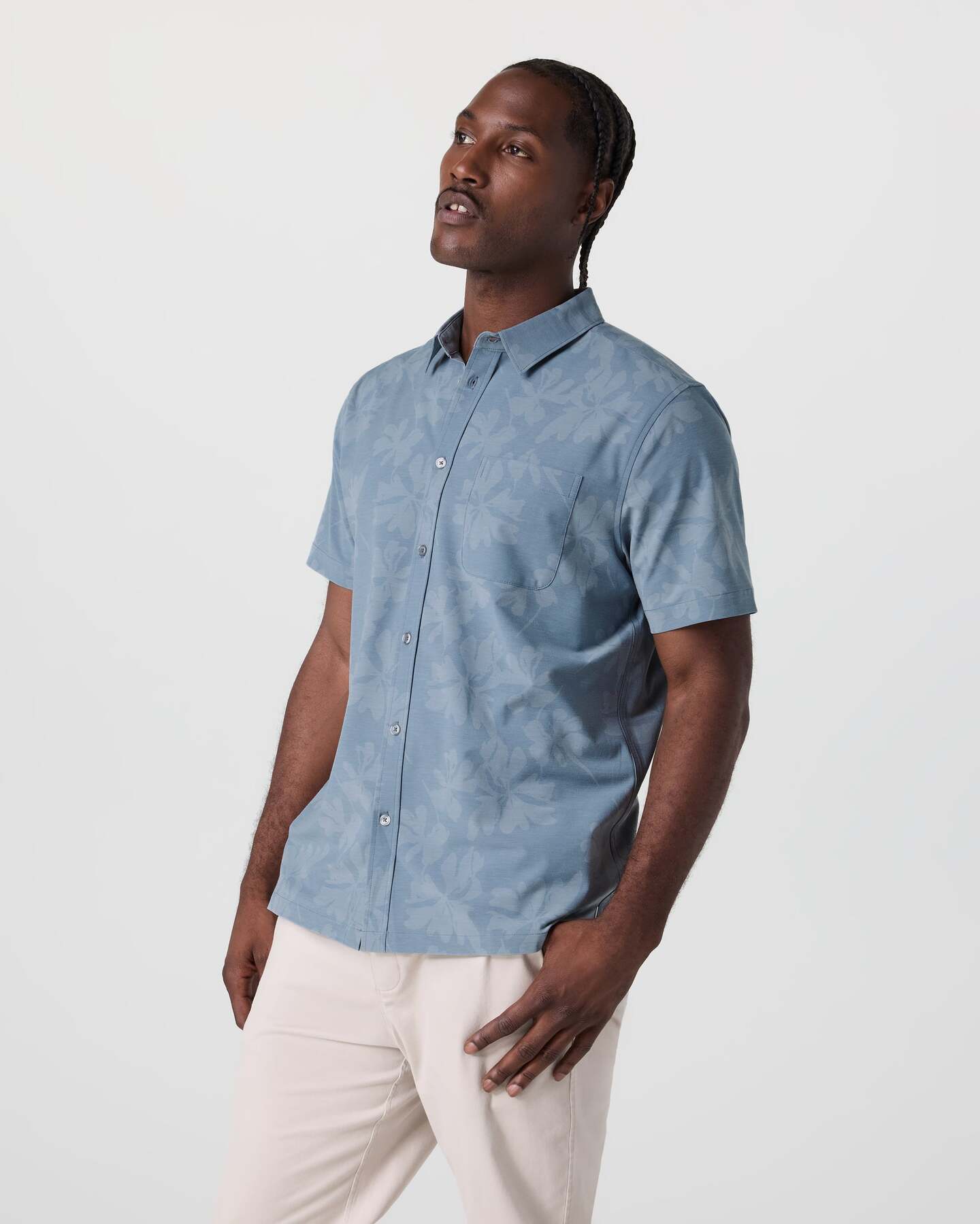 Short Sleeve Bridge Button Down